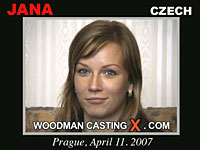 A czech girl, Jana has an audition with Pierre Woodman.