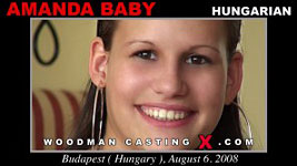 Hungarian porn model Amanda Baby in Woodman's sex casting action