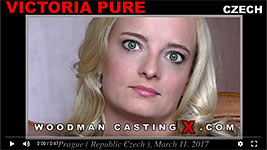 A czech girl, Victoria Pure has an audition with Pierre Woodman.