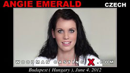 A Czech girl, Angie Emerald has an audition with Pierre Woodman.