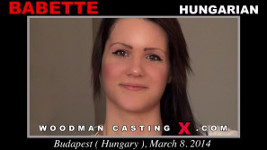 A hungarian girl, Babette has an audition with Pierre Woodman.