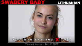 Lithuanian model Swabery Baby in Woodman's sex casting action