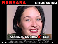 A hungarian girl, Barbara has an audition with Pierre Woodman.