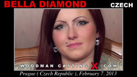 A Czech girl, Bella Diamond has an audition with Pierre Woodman.