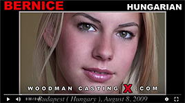 A hungarian girl, Bernice has an audition with Pierre Woodman.