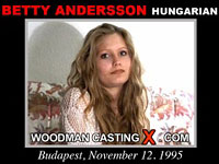 A hungarian girl, Betty Anderson has an audition with Pierre Woodman.