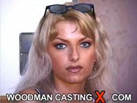 Hungarian babe Blanka Kiss in Woodman's porn casting
