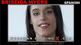 A Spanish girl, Briseida Myers has an audition with Pierre Woodman.