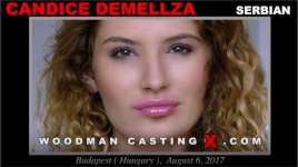 Serbian porn debutante Candice Demellza in Woodman's sex casting action