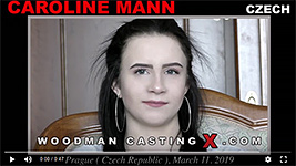 Czech hottie Caroline Mann in Woodman's porn casting.