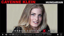 A hungarian girl, Cayenne Klein has an audition with Pierre Woodman. 