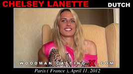 Dutch adult actress Chelsey Lanette in Woodman's casting video
