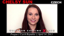 Czech porn model Chelsy Sun in Woodman's sex casting action