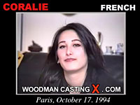 French porn model Coralie Gengebach in Woodman's sex casting action
