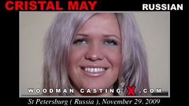 A Russian girl, Cristal May has an audition with Pierre Woodman.