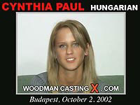 A Hungarian girl, Cynthia Paul has an audition with Pierre Woodman.