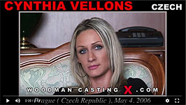 A Czech girl, Cynthia Vellons has an audition with Pierre Woodman.