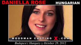 Hungarian pornstar Daniela Rose in Woodman's sex casting