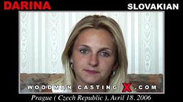 A Czech girl, Darina Vanickova has an audition with Pierre Woodman.