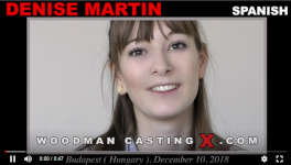 A Spanish girl, Denise Martin has an audition with Pierre Woodman. 