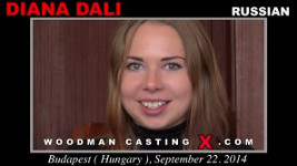 Russian babe Diana Dali in Woodman's sex casting action