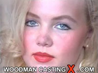 Russian blond cutie Eve in Woodman's sex casting action