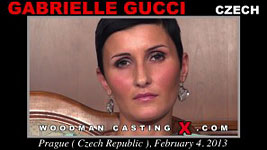 A Czech girl, Gabrielle Gucci has an audition with Pierre Woodman.