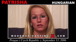 A Hungarian girl, Patrisha has an audition with Pierre Woodman.
