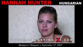 A hungarian girl, Hannah Hunter has an audition with Pierre Woodman.