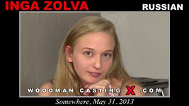 Russian blonde Inga Zolva in Woodman's sex casting