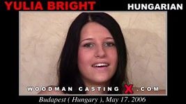 A Hungarian girl, Yulia Bright has an audition with Pierre Woodman.