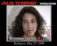 A Ukrainian girl, Julia Tchernei has an audition with Pierre Woodman.