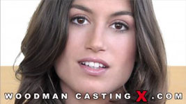 Spanish hottie in Woodman's sex casting action