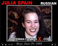 Julia Spain in Woodman's casting scene
