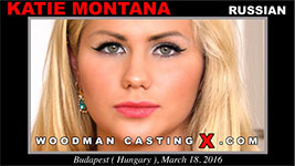 Russian babe Katie Montana in Woodman's sex casting action