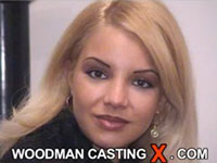 Hungarian blonde Kristina in Woodman's porn casting
