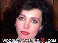Russian porn model Larissa in Woodman's sex casting action