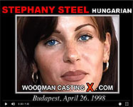 A hungarian girl, Stephany Steel has an audition with Pierre Woodman.