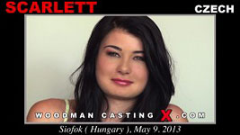 Czech babe Scarlett Lee in Woodman's sex casting