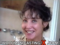 Hungarian porn model Lulu David in Woodman's porn casting