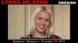 European blonde Lynna Nilsson Woodman's sex casting action