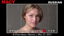 A Russian girl, Macy Nata has an audition with Pierre Woodman.