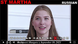 A Russian girl, St Martha has an audition with Pierre Woodman.