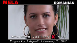 A Romanian girl, Mela has an audition with Pierre Woodman.