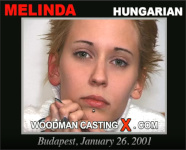 Hungarian hottie Melinda in Woodman's sex casting action
