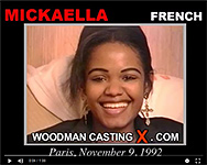 A french girl, Micaela has an audition with Pierre Woodman.
