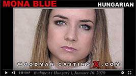 A hungarian girl, Mona Blue has an audition with Pierre Woodman.