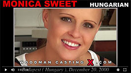 A hungarian girl, Monika Sweet has an audition with Pierre Woodman.