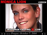A Czech girl, Monica Lion has an audition with Pierre Woodman.