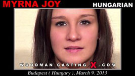 A hungarian girl, Myrna Joy has an audition with Pierre Woodman.